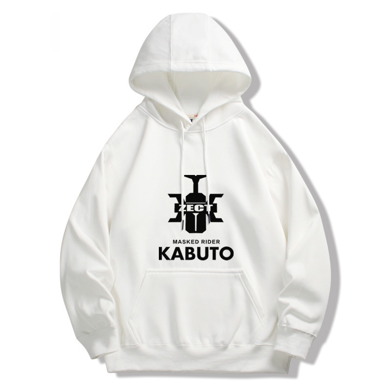 假面騎士 衛衣2024秋冬新款親子情侶裝薄絨款連帽衛衣