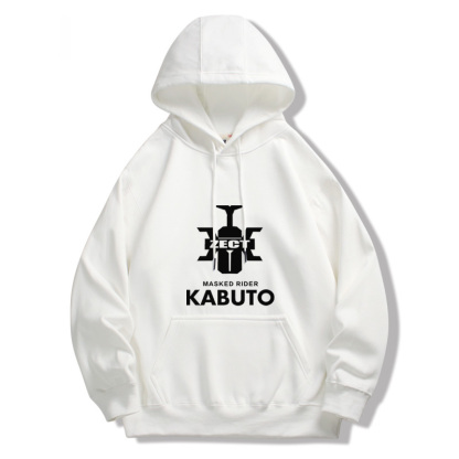 假面騎士 衛衣2024秋冬新款親子情侶裝薄絨款連帽衛衣