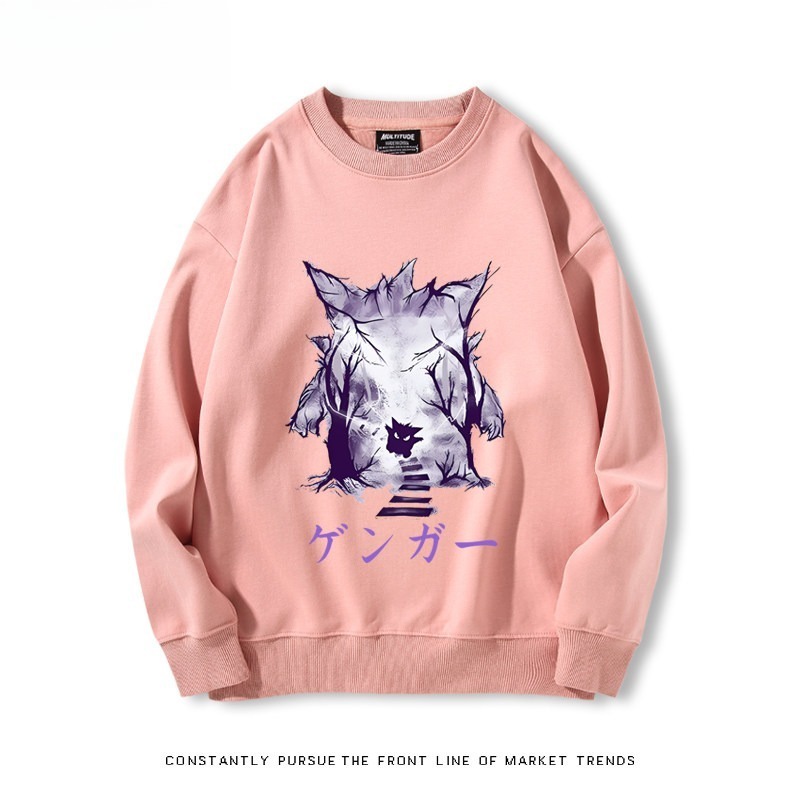 寶可夢耿鬼 聯名親子情侶裝 圓領長袖