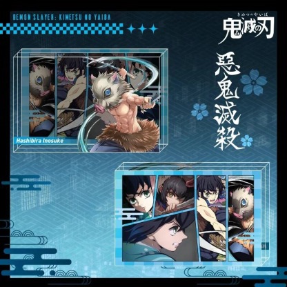 鬼滅之刃 水晶磚新款亞克力磚透明立體擺件