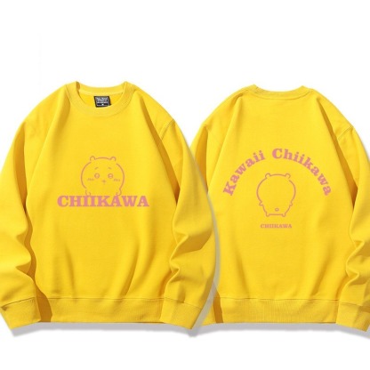 Chiikawa吉伊咔哇聯名親子情侶裝 圓領長袖