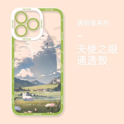 風景 天使眼透明防摔軟殼
