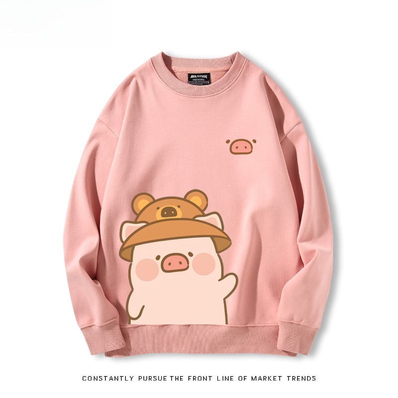 LuLu豬 聯名親子情侶裝 圓領長袖