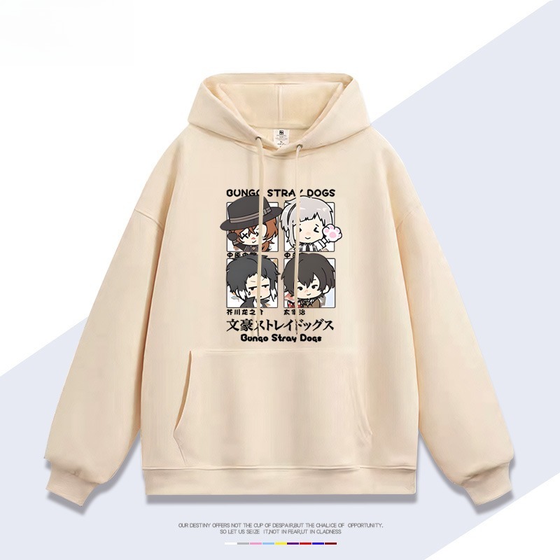 文豪野犬新款 親子情侶男女連帽衛衣