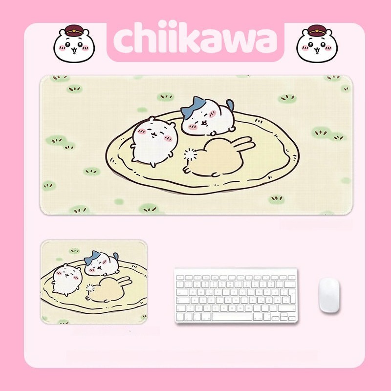 Chiikawa吉伊卡哇 主題桌墊 布質滑鼠墊