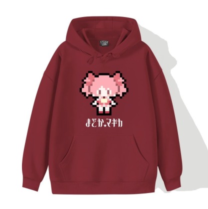 魔法少女小圓新款 親子情侶裝連帽衛衣