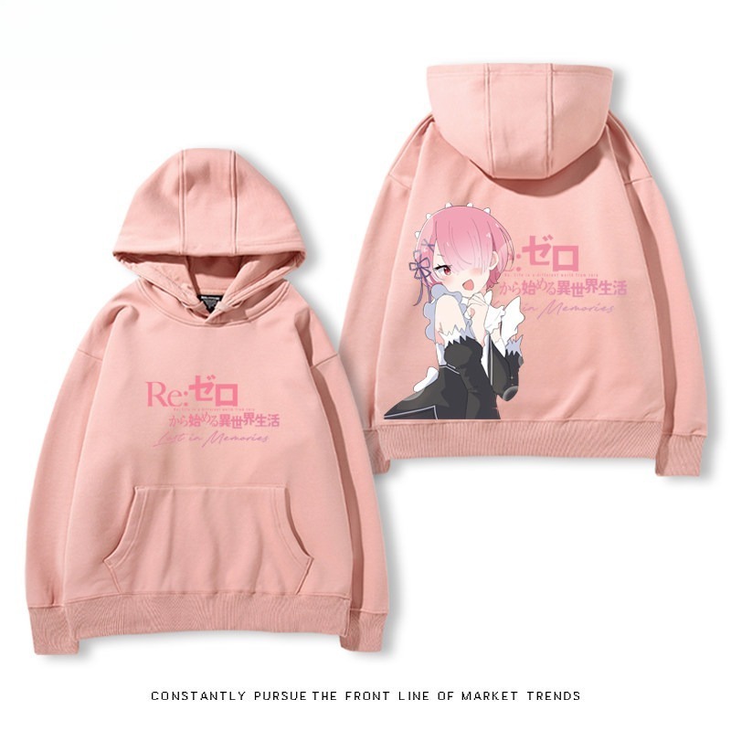 從零開始的異世界 親子情侶男女連帽衛衣