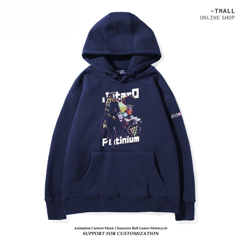 JOJO的奇妙冒險 親子情侶男女連帽衛衣
