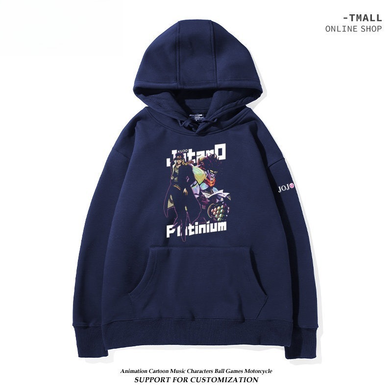 JOJO的奇妙冒險 親子情侶男女連帽衛衣