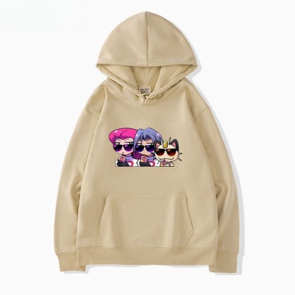 寶可夢火箭隊 聯名衛衣新款 親子情侶裝連帽衛衣