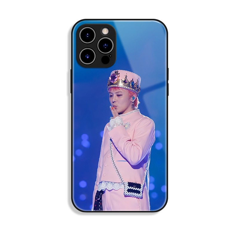 GD權志龍新款高清全包防摔玻璃殼