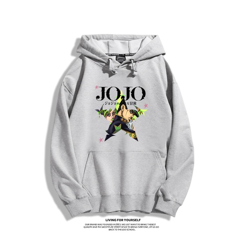 JOJO的奇妙冒險 聯名衛衣2025秋冬新款親子情侶裝連帽衛衣
