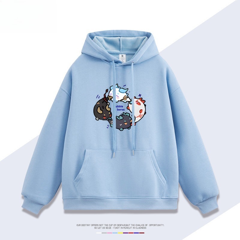 明日方舟龍泡泡新款 親子情侶男女連帽衛衣