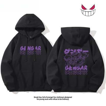 寶可夢新款 親子情侶男女連帽衛衣