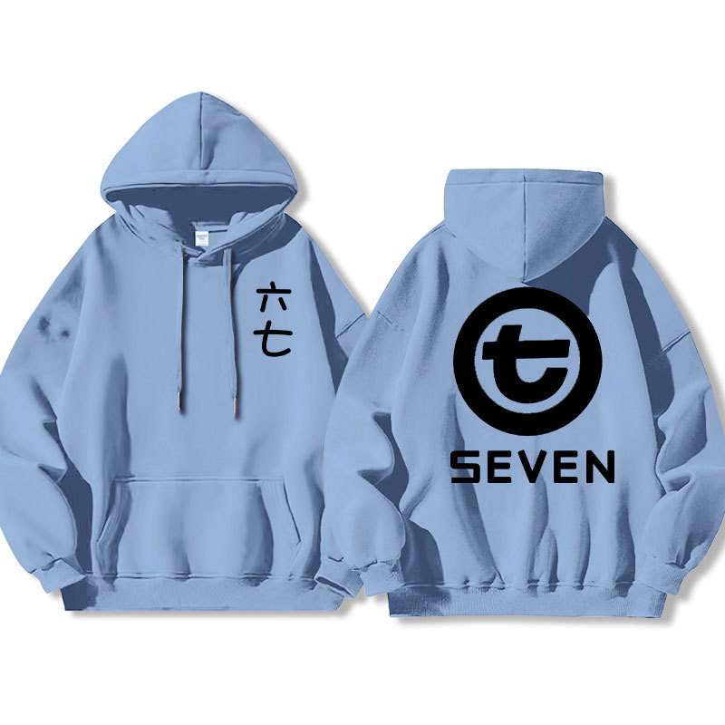 刺客伍六七 2025秋冬新款親子情侶裝薄絨款連帽衛衣