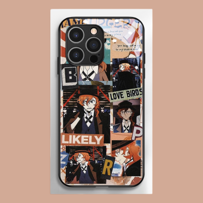 文豪野犬新款高清全包防摔玻璃殼