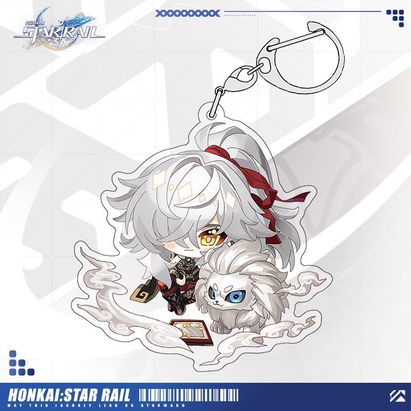 崩壞星穹鐵道愛莉希雅彥卿希露瓦景元白露姬子亞克力鑰匙扣掛飾【單買三件起送】