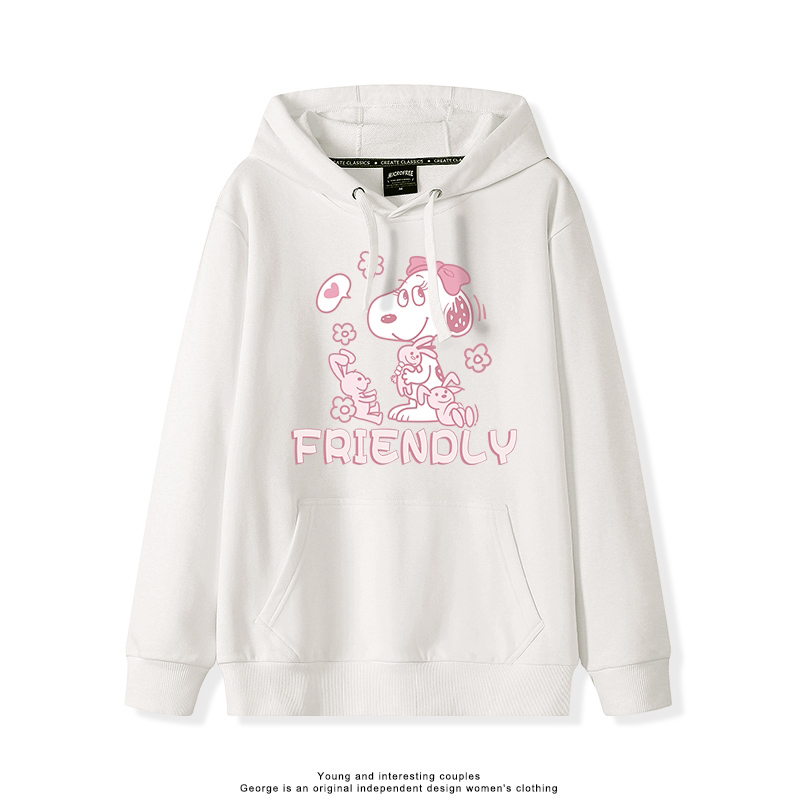 史努比 聯名衛衣2025秋冬新款親子情侶裝連帽衛衣