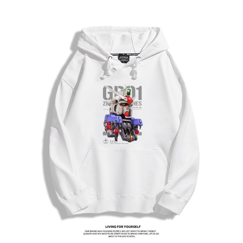 機動戰士高達 聯名衛衣2024秋冬新款親子情侶裝薄絨款連帽衛衣