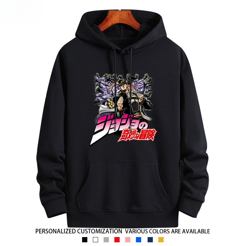 JOJO的奇妙冒險衛衣新款 親子情侶裝連帽衛衣