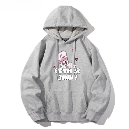 艾丝樂小兔 親子情侶男女連帽衛衣