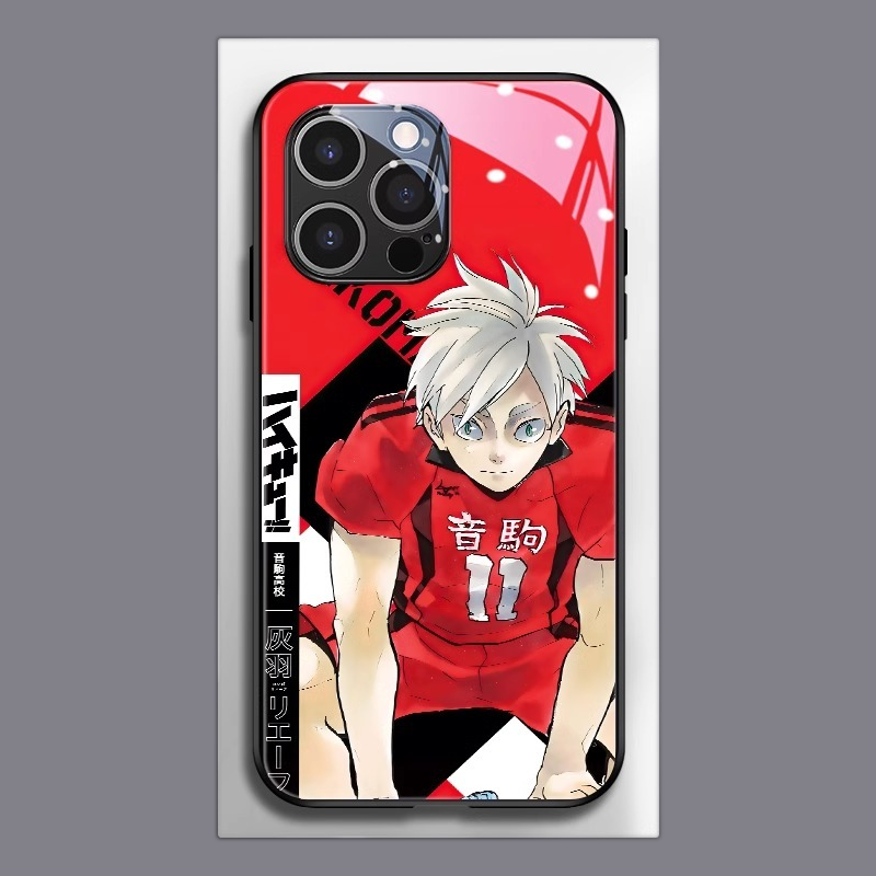 排球少年新款高清全包防摔玻璃殼