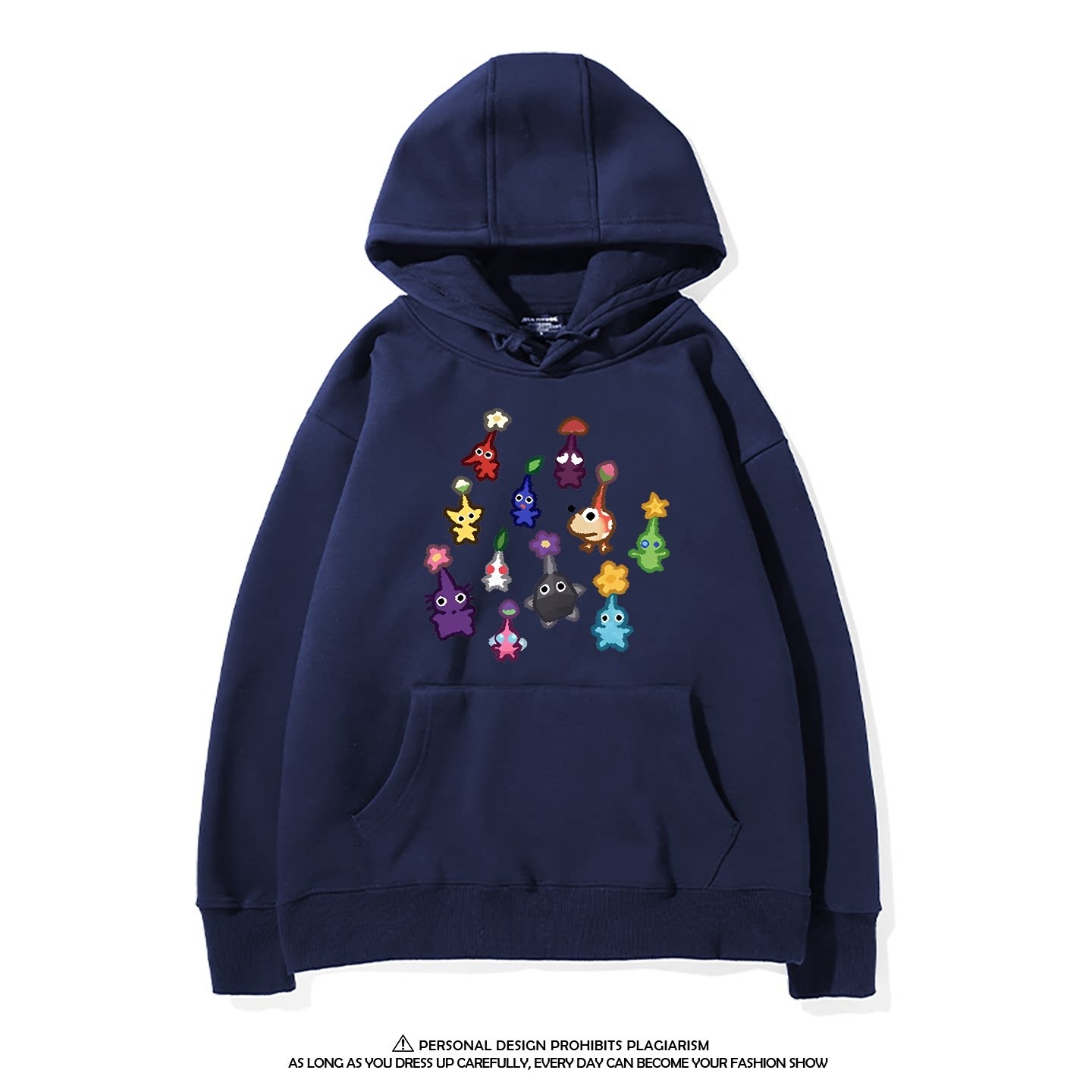 皮克敏PIKMIN4聯名衛衣新款 親子情侶裝連帽衛衣