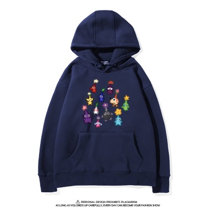 皮克敏PIKMIN4聯名衛衣新款 親子情侶裝連帽衛衣