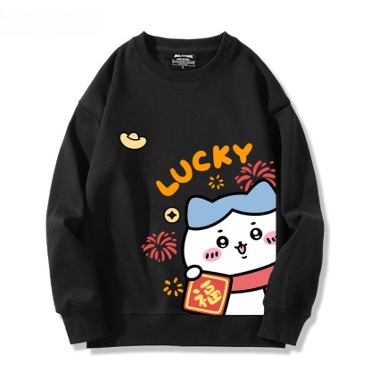 Chiikawa 聯名親子情侶裝 圓領長袖