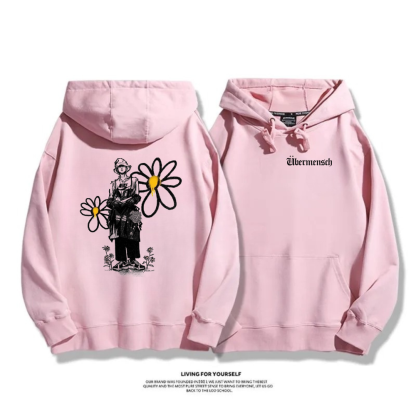 GD權志龍 2025秋冬新款 親子情侶男女連帽衛衣