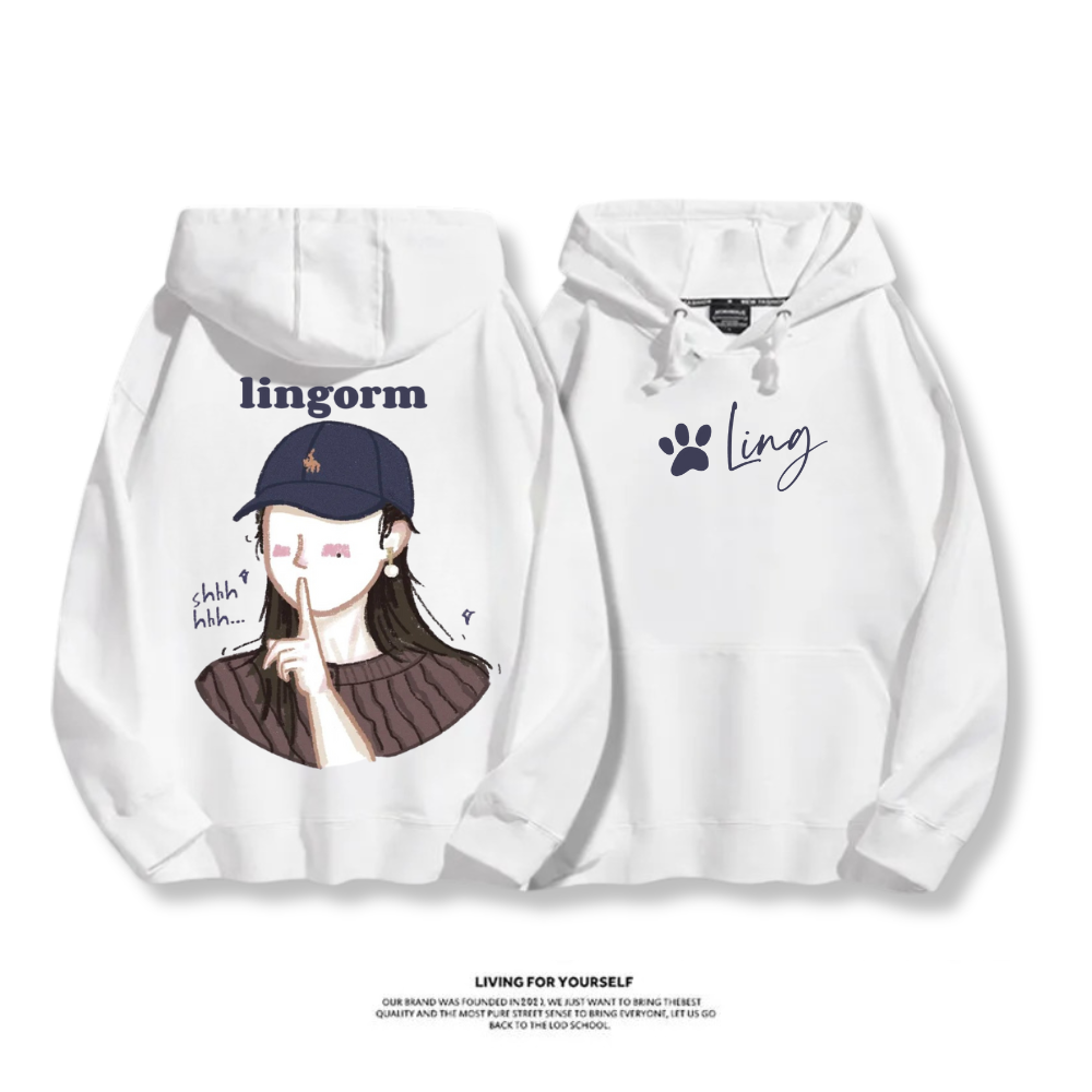 LINGORM 2025秋冬新款 親子情侶男女連帽衛衣