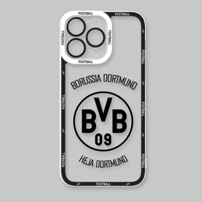 足球俱樂部天使眼透明防摔軟殼