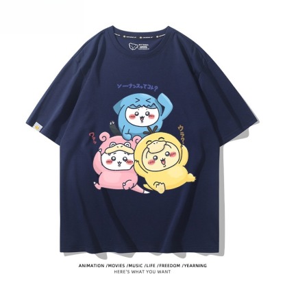 Chiikawa X 寶可夢 2026親子情侶男女同款 印花短袖T恤