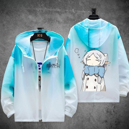 葬送的芙莉蓮 輕薄透氣漸變防曬衣外套