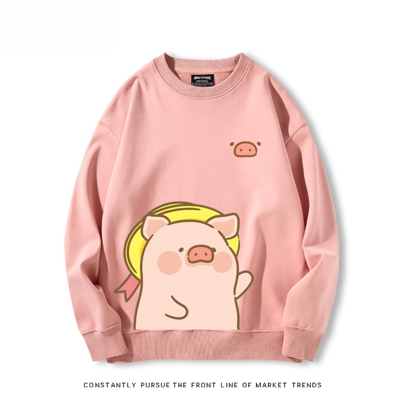 LuLu豬 聯名親子情侶裝 圓領長袖