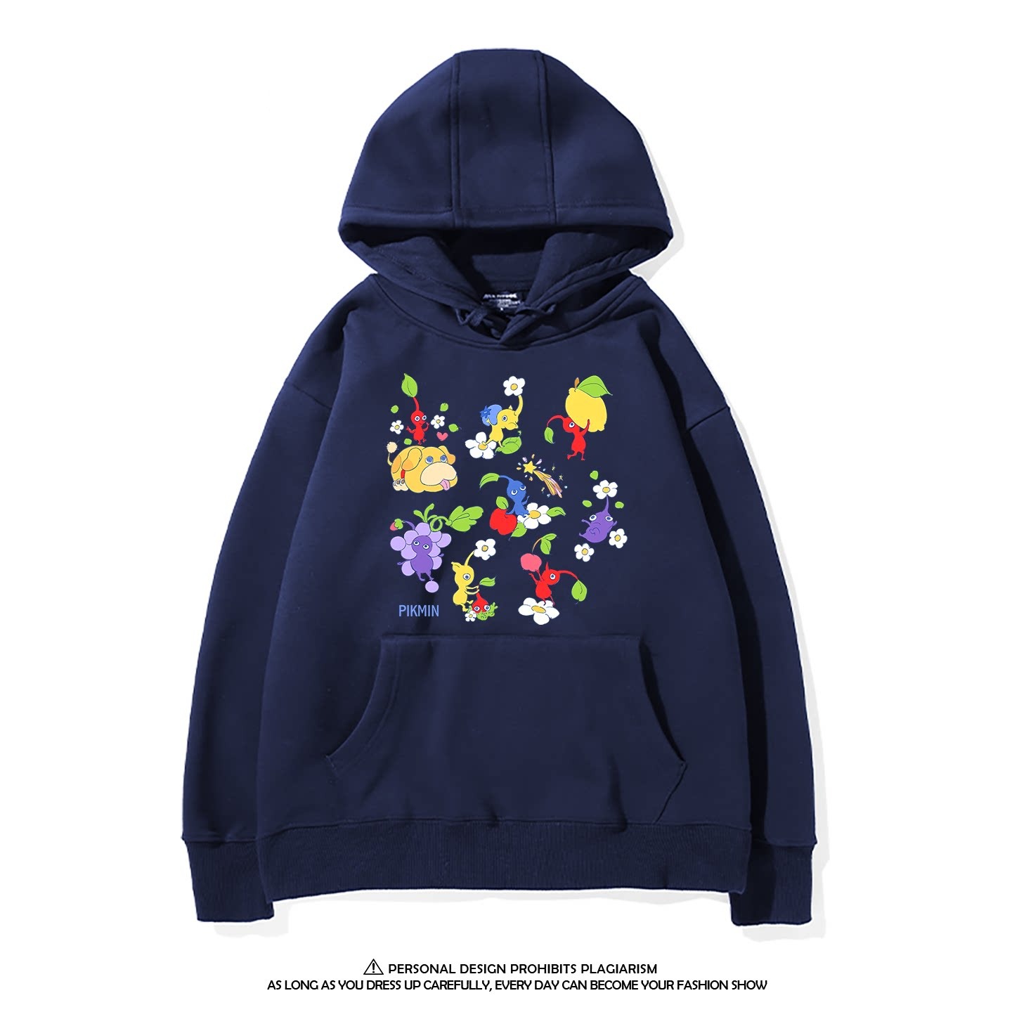 皮克敏PIKMIN4 聯名衛衣新款 親子情侶裝連帽衛衣