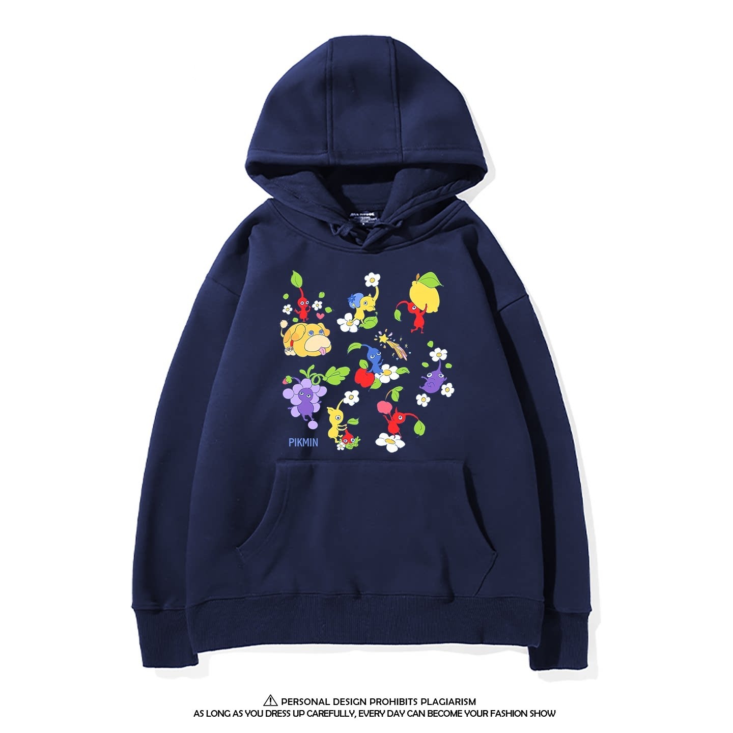 皮克敏PIKMIN4 聯名衛衣新款 親子情侶裝連帽衛衣