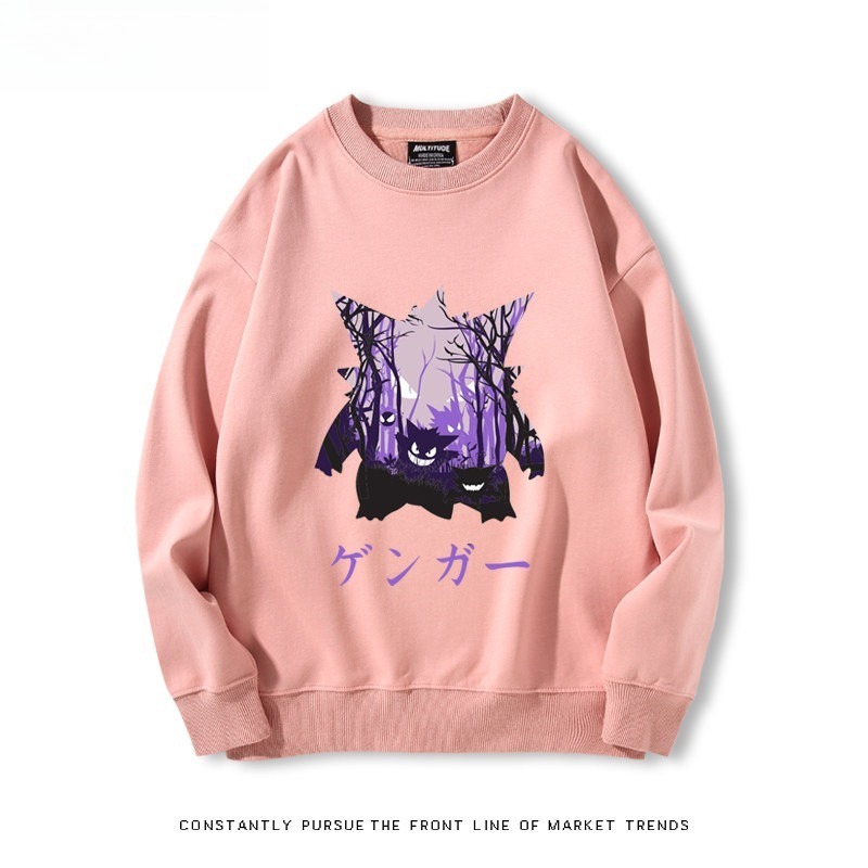 寶可夢耿鬼 聯名親子情侶裝 圓領長袖