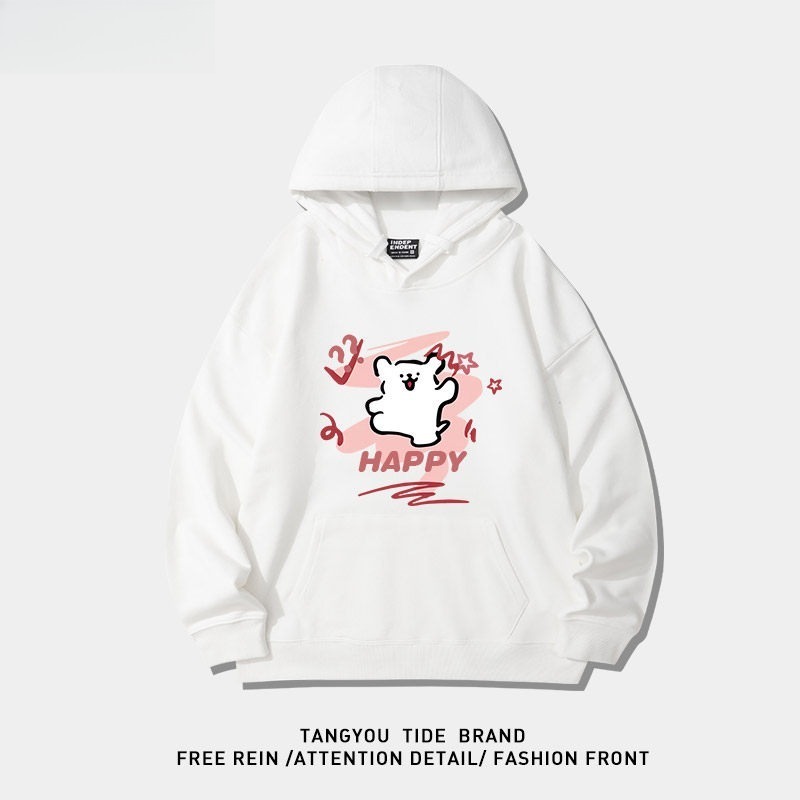 線條小狗 聯名衛衣2026秋冬新款親子情侶裝 圓領長袖/連帽衛衣