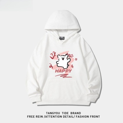 線條小狗 聯名衛衣2026秋冬新款親子情侶裝 圓領長袖/連帽衛衣