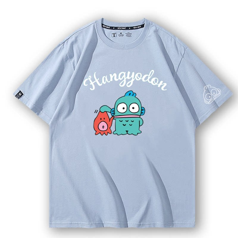 三麗鷗丑魚半人魚漢頓 印花短袖T恤