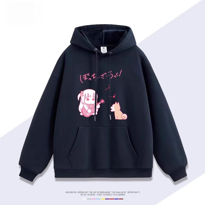 孤獨搖滾 聯名衛衣2025秋冬新款親子情侶裝連帽衛衣