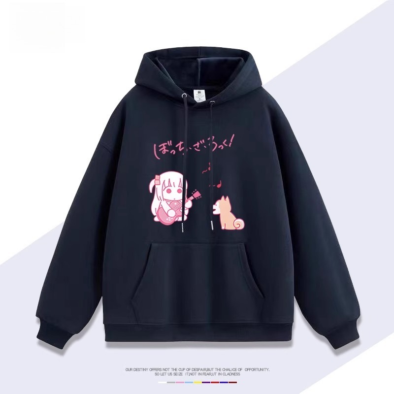 孤獨搖滾 聯名衛衣2025秋冬新款親子情侶裝連帽衛衣