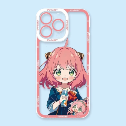 蘋果 系列間諜家家酒天使眼透明防摔軟殼