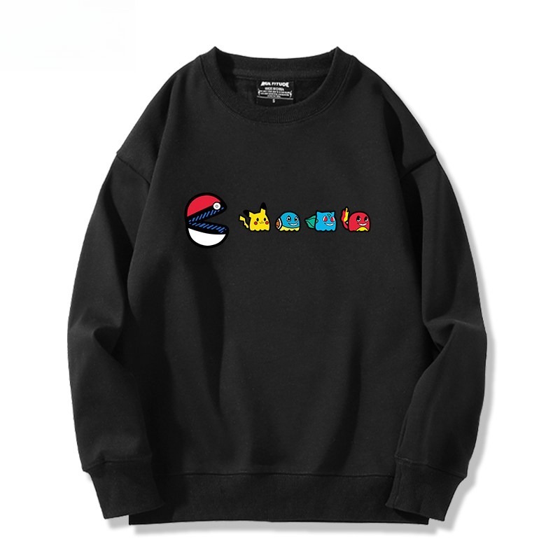 精靈寶可夢星之卡比 聯名親子情侶裝 圓領長袖