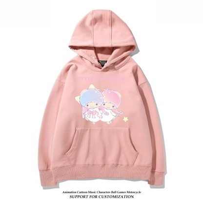 雙子星little twinstars新款 親子情侶男女連帽衛衣