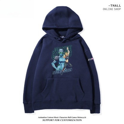 JOJO的奇妙冒險 親子情侶男女連帽衛衣