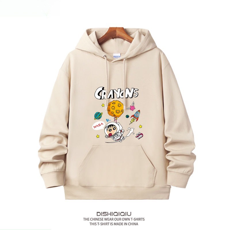 蠟筆小新新款 親子情侶男女連帽衛衣