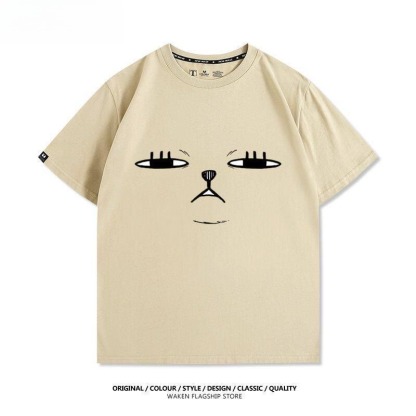 膽大黨 2026親子情侶男女同款 印花短袖T恤