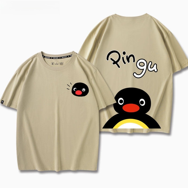 企鵝家族Pingu 印花短袖T恤
